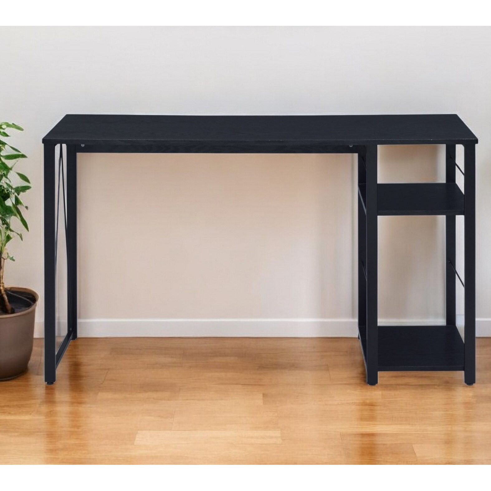 47"" Black Writing Desk