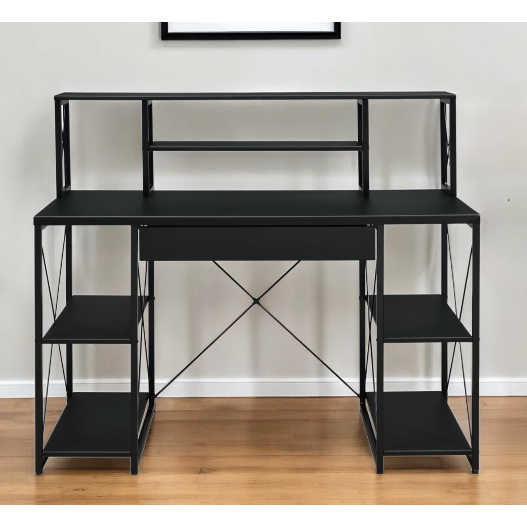 47"" Black Computer Desk