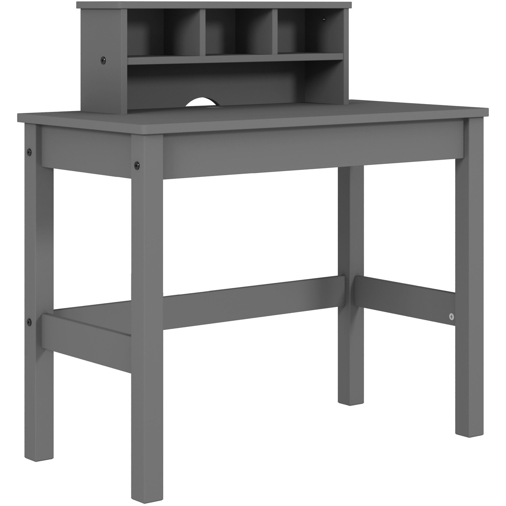 35"" Gray Writing Desk