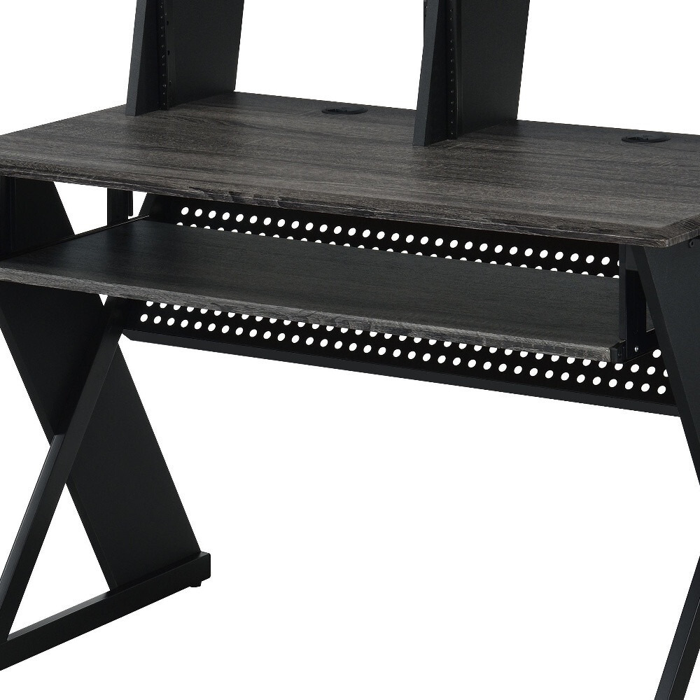 47"" Black Computer Desk