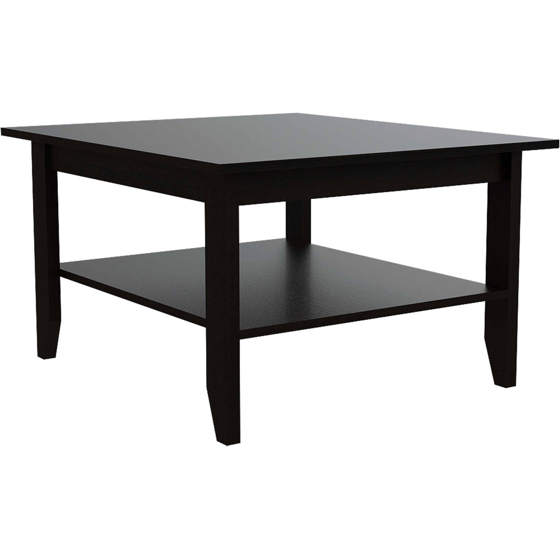 22"" Brown And Black Open Shelving Tv Stand