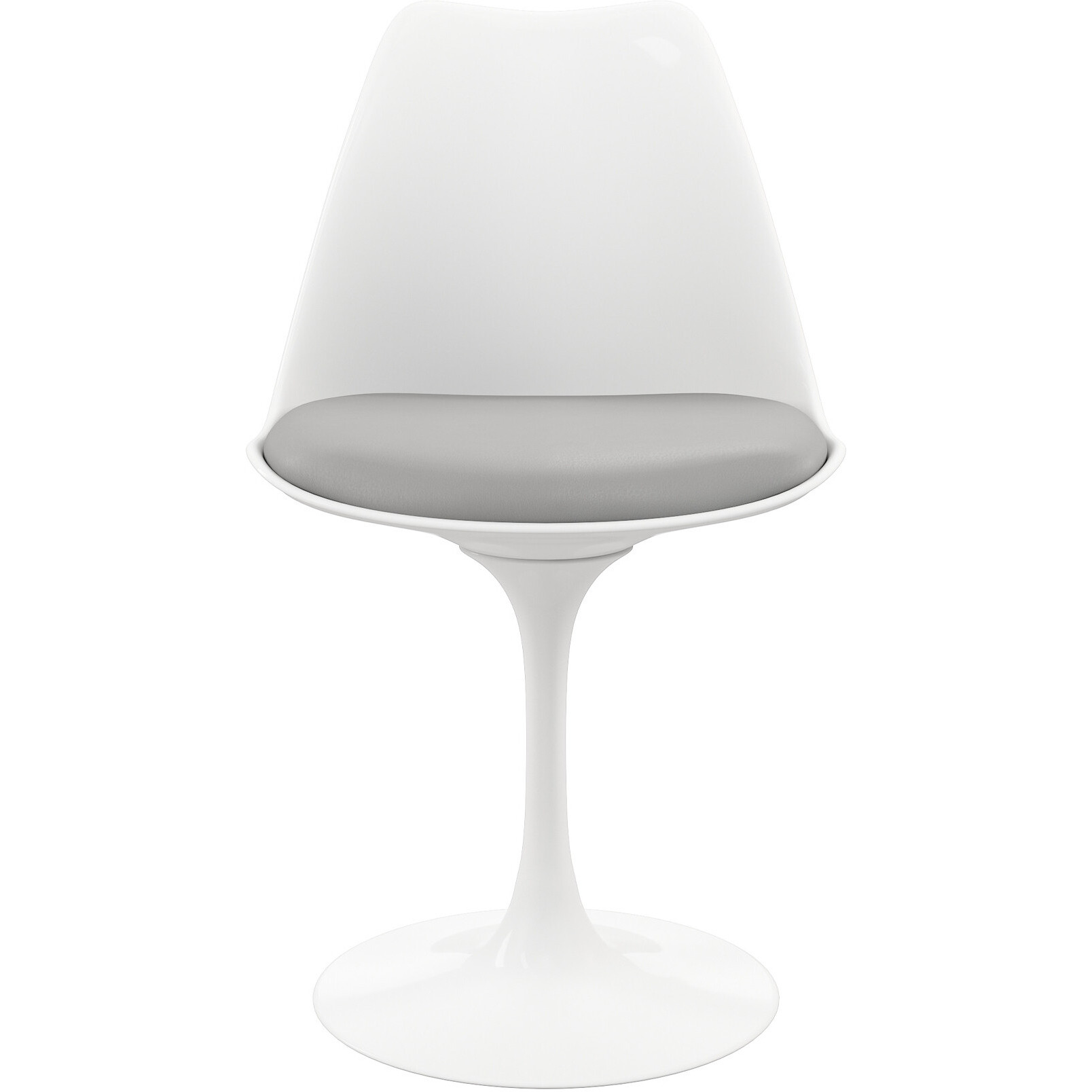 Gray And White Dining Side Chair
