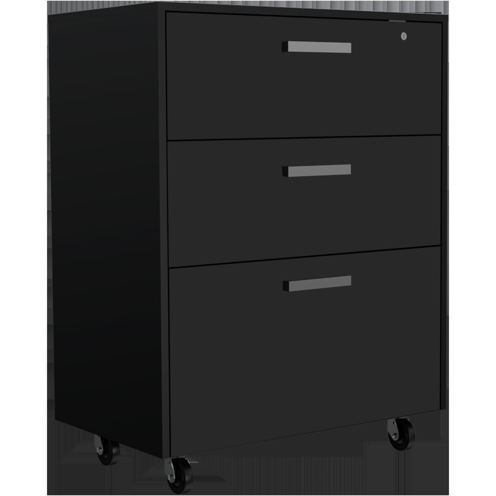 28"" Black Wall Mounted Accent Cabinet With Twelve Shelves And Six Drawers