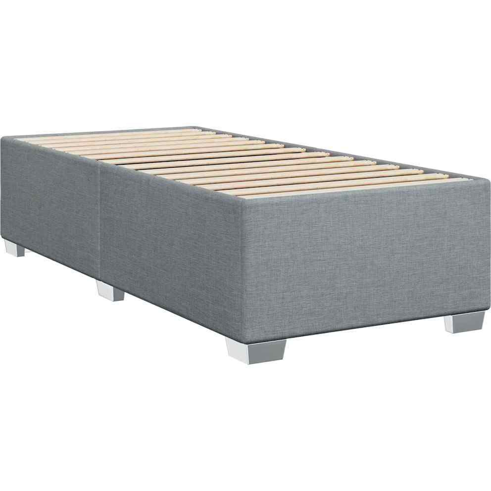 Vidaxl Bed Frame Without Mattress Light Graytwin Xl Fabric