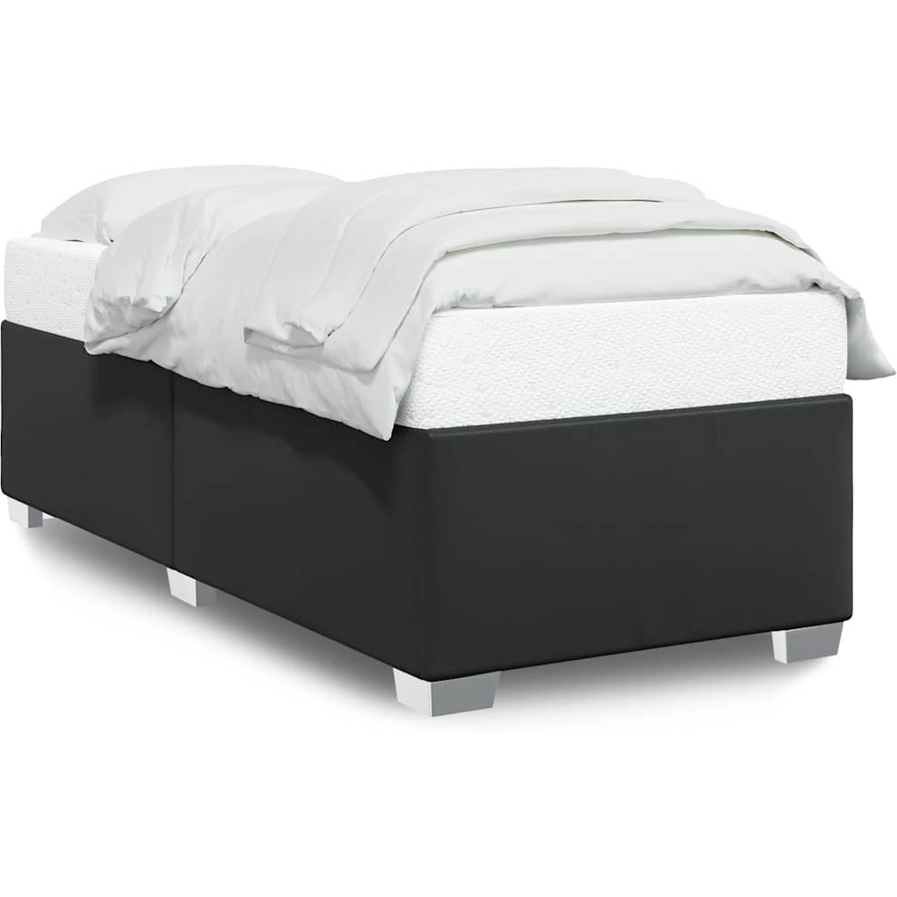 Vidaxl Bed Frame Without Mattress Blacktwin Faux Leather