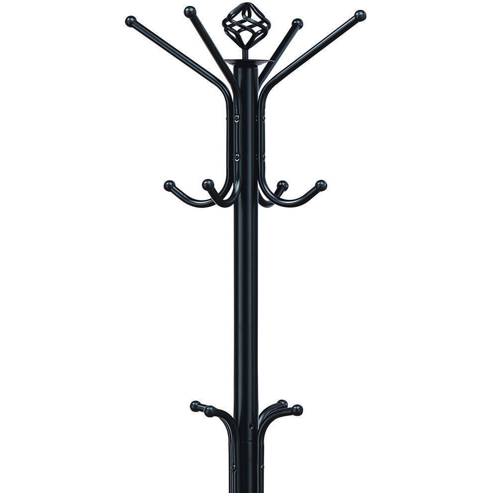 Black Metal Coat Rack