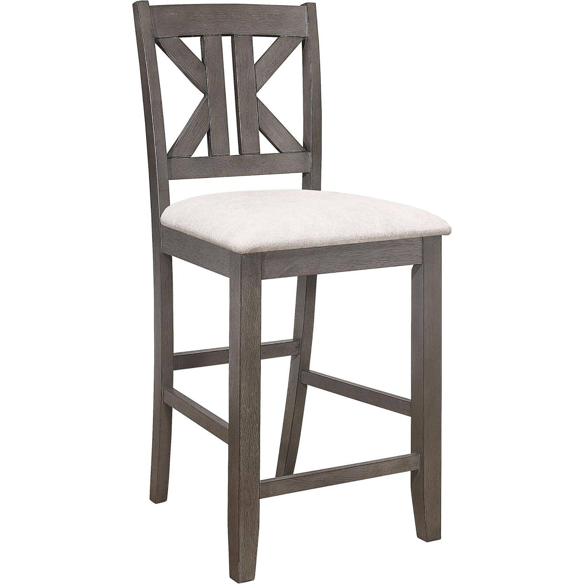 Barn Grey And Light Khaki Counter Height Stool (Set Of 2)