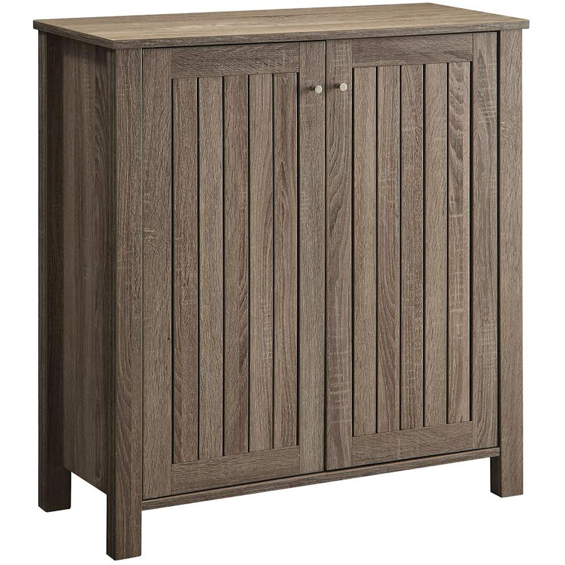 Dark Taupe 2-Door Shoe Storage
