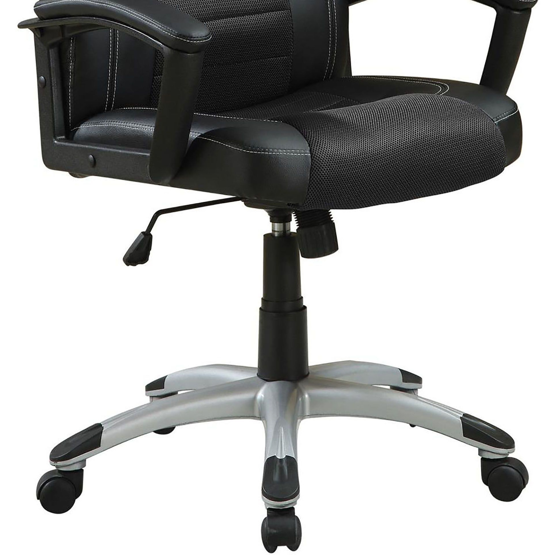 Black Office Chair With Casters