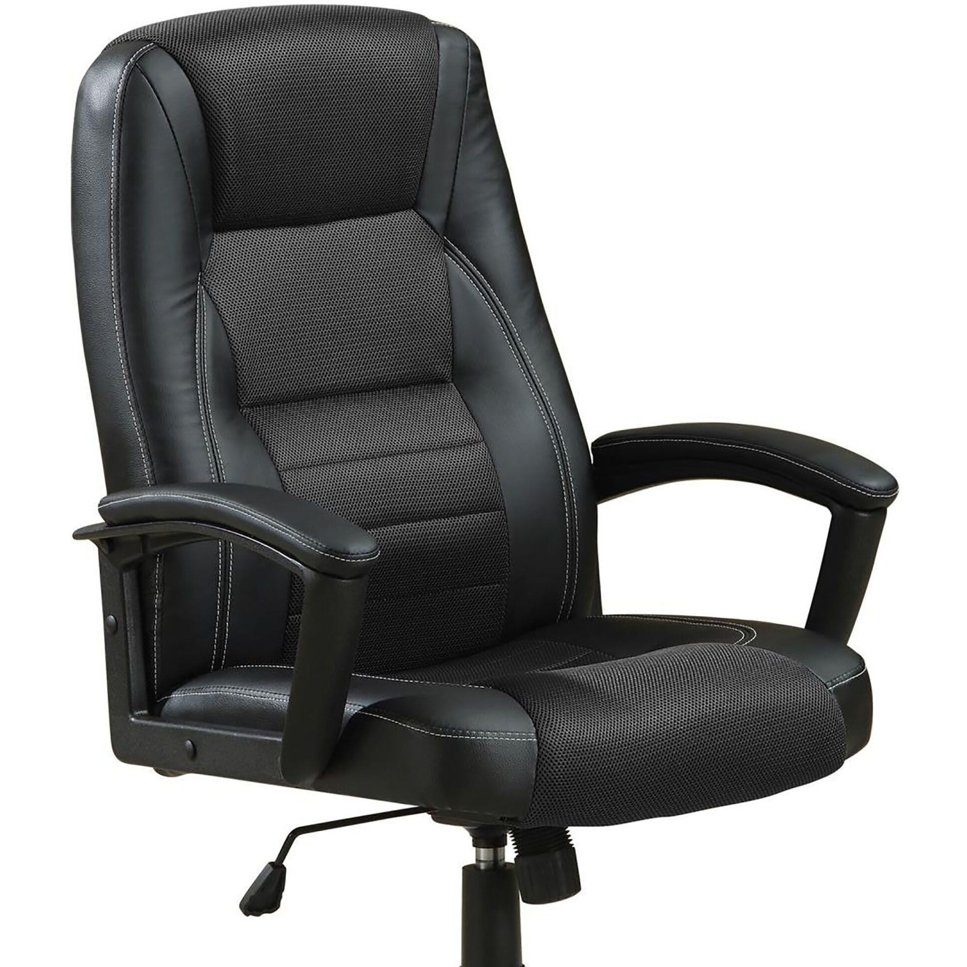 Black Office Chair With Casters