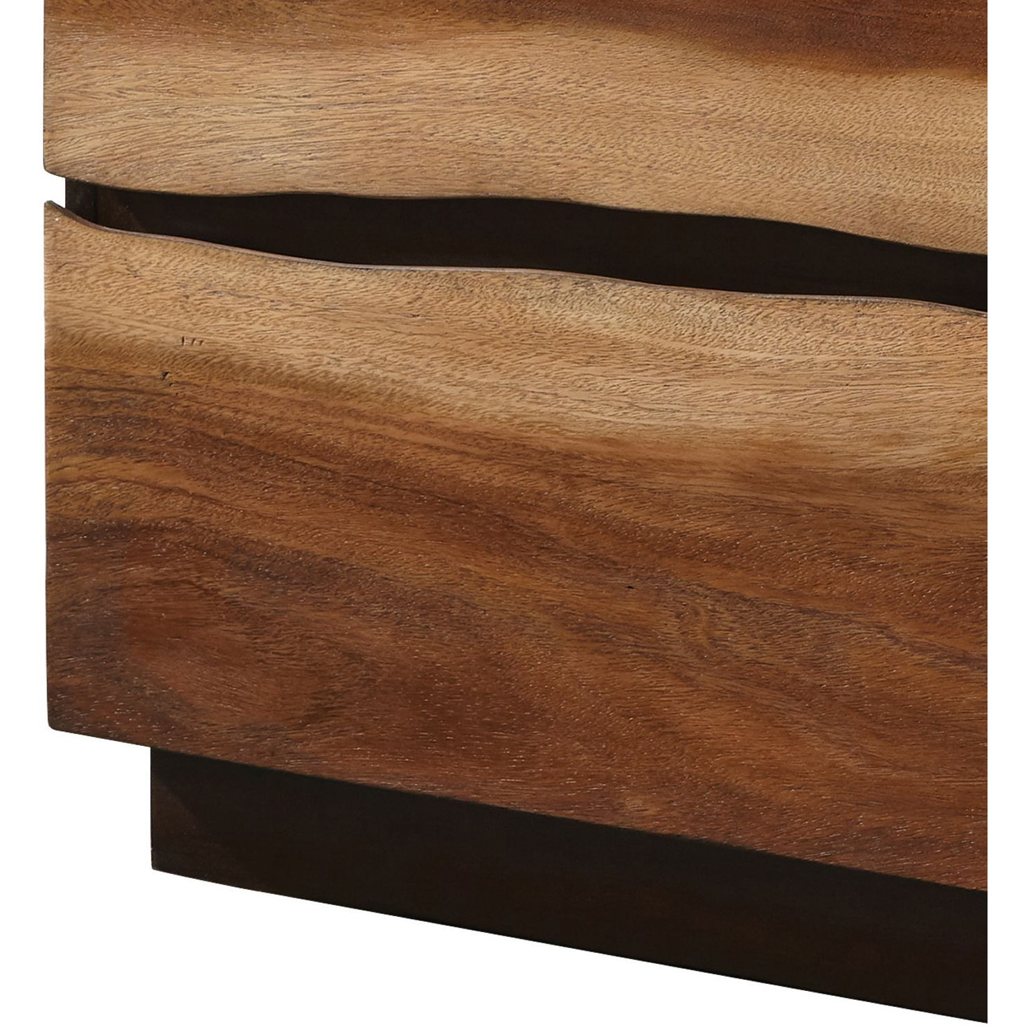 Smokey Walnut And Coffee Bean 2-Drawer Nightstand