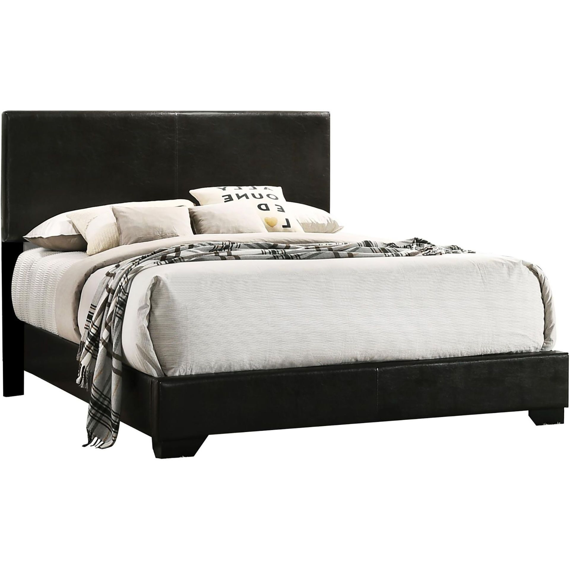 Black Full Panel Bed