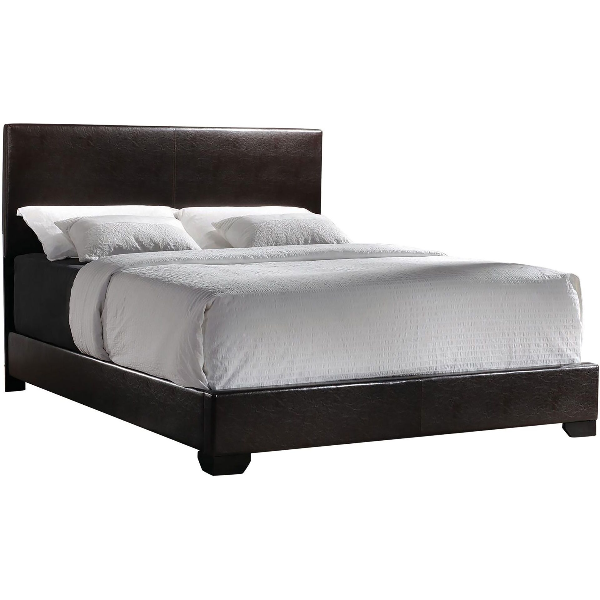 Dark Brown Full Panel Bed