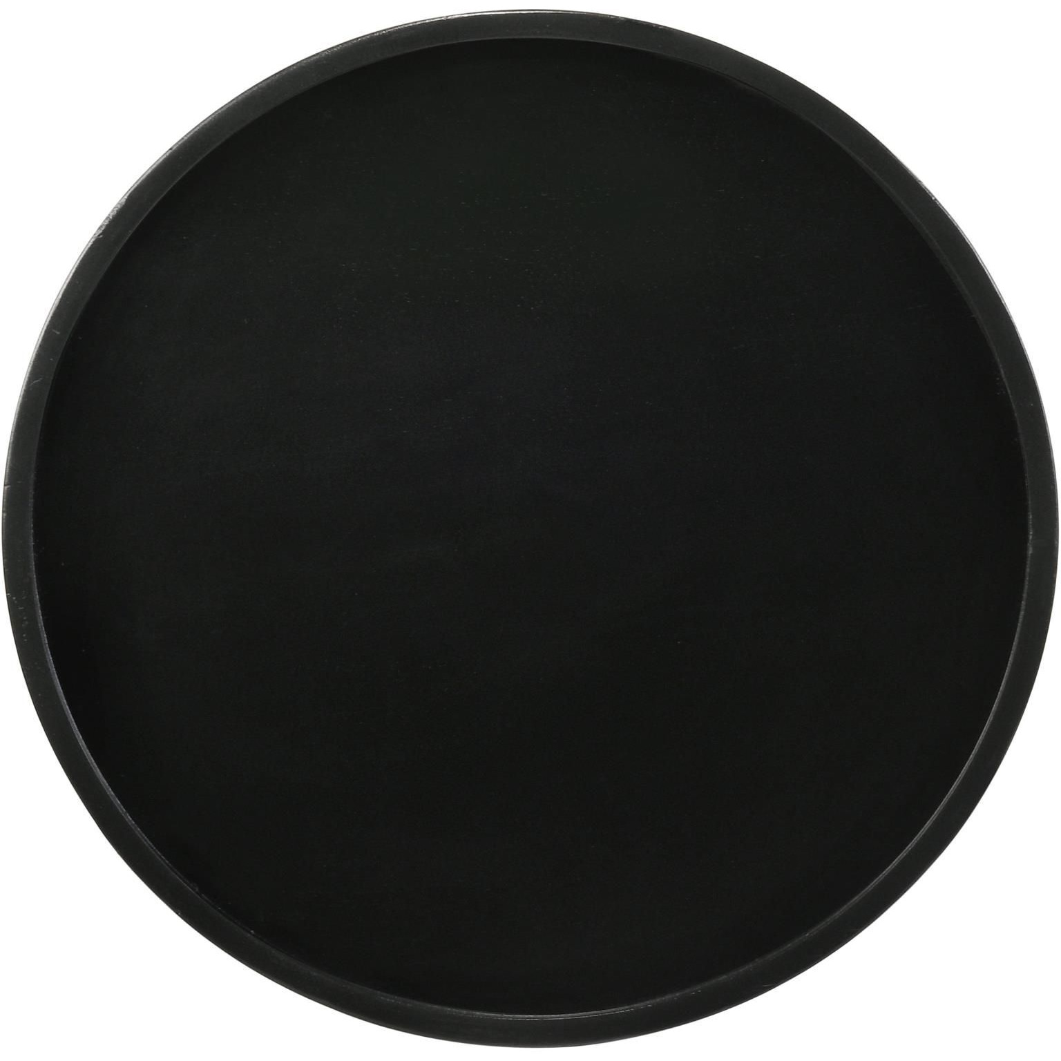 Black Stain Pedestal Accent Table