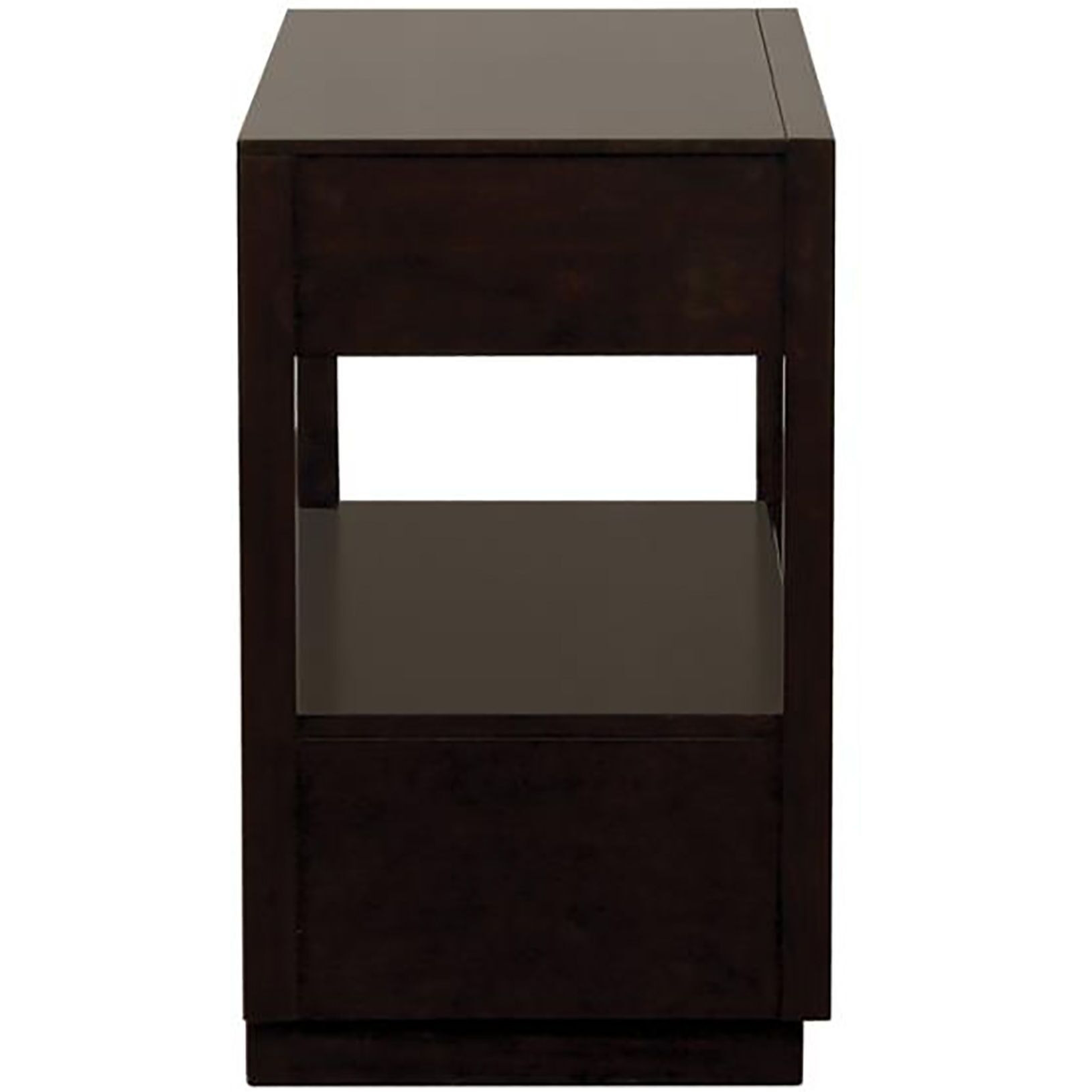 Smoked Peppercorn 2-Drawer Nightstand