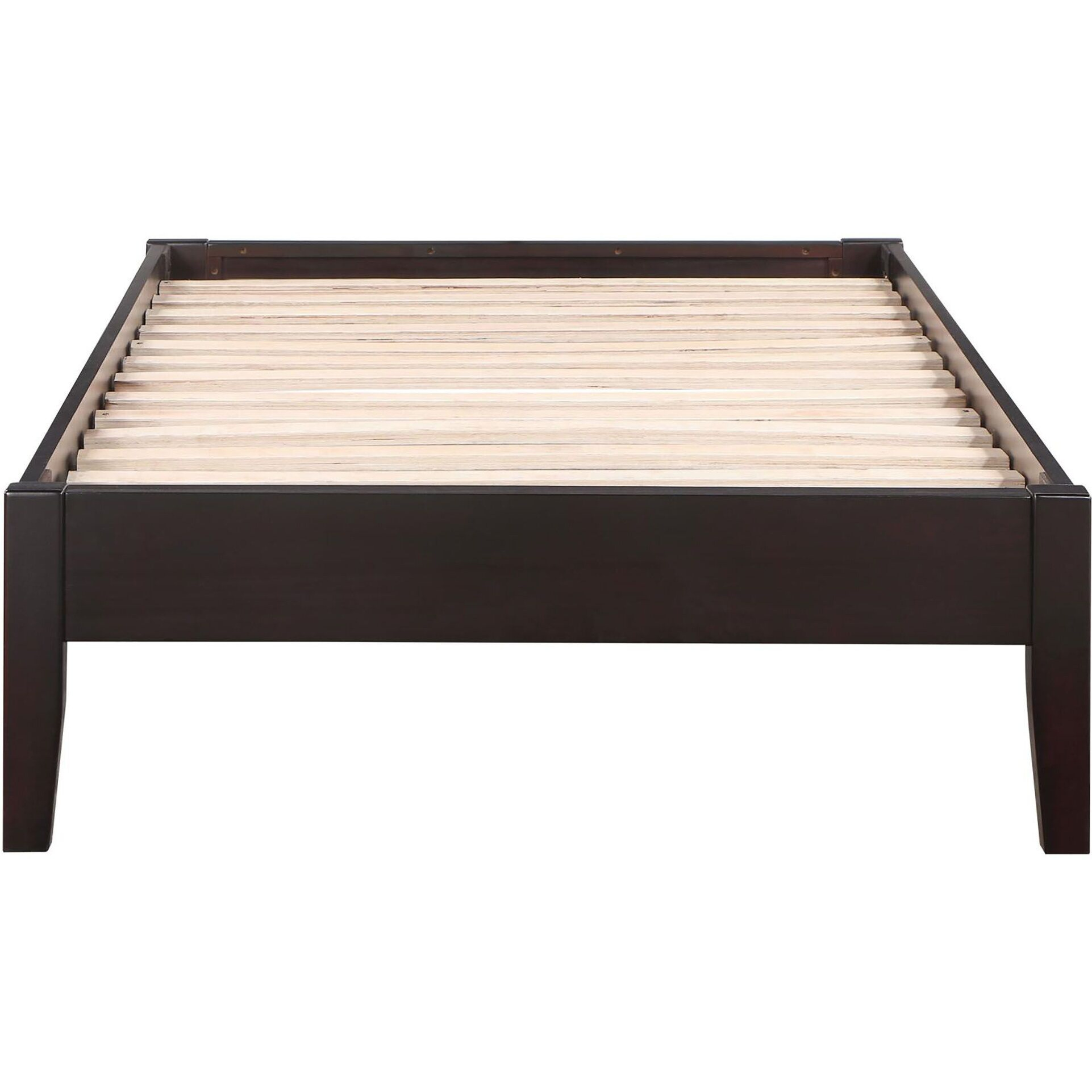Cappuccino Queen Platform Bed
