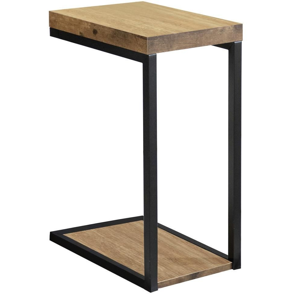 Black And Antique Nutmeg Snack Table