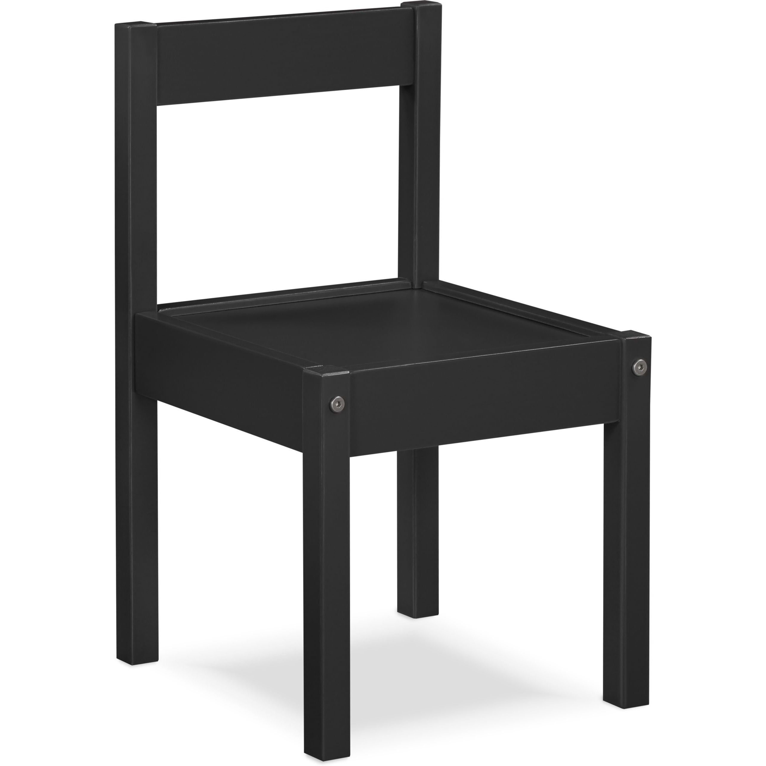 Gibson 3-Piece Dry Erase Kids Table & Two Chair Set  Black