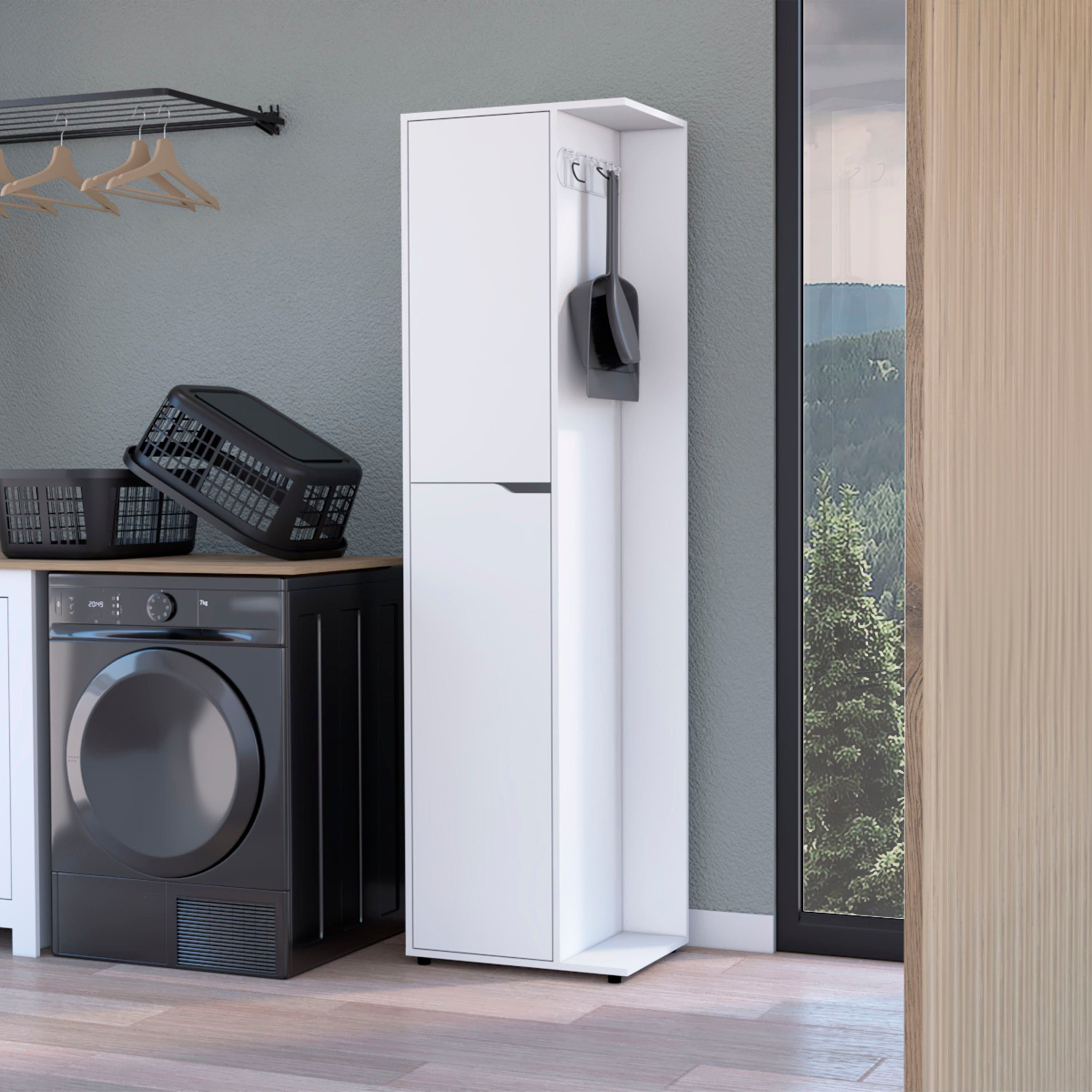 White 2-Door Cabinet