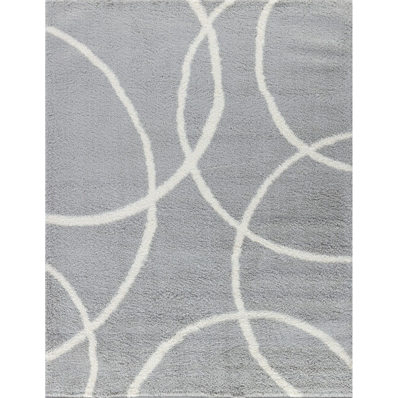 Loft Shag Gc_Czy1002 Grey 5 Ft. 3 In. X 7 Ft. Shaggy Area Rug