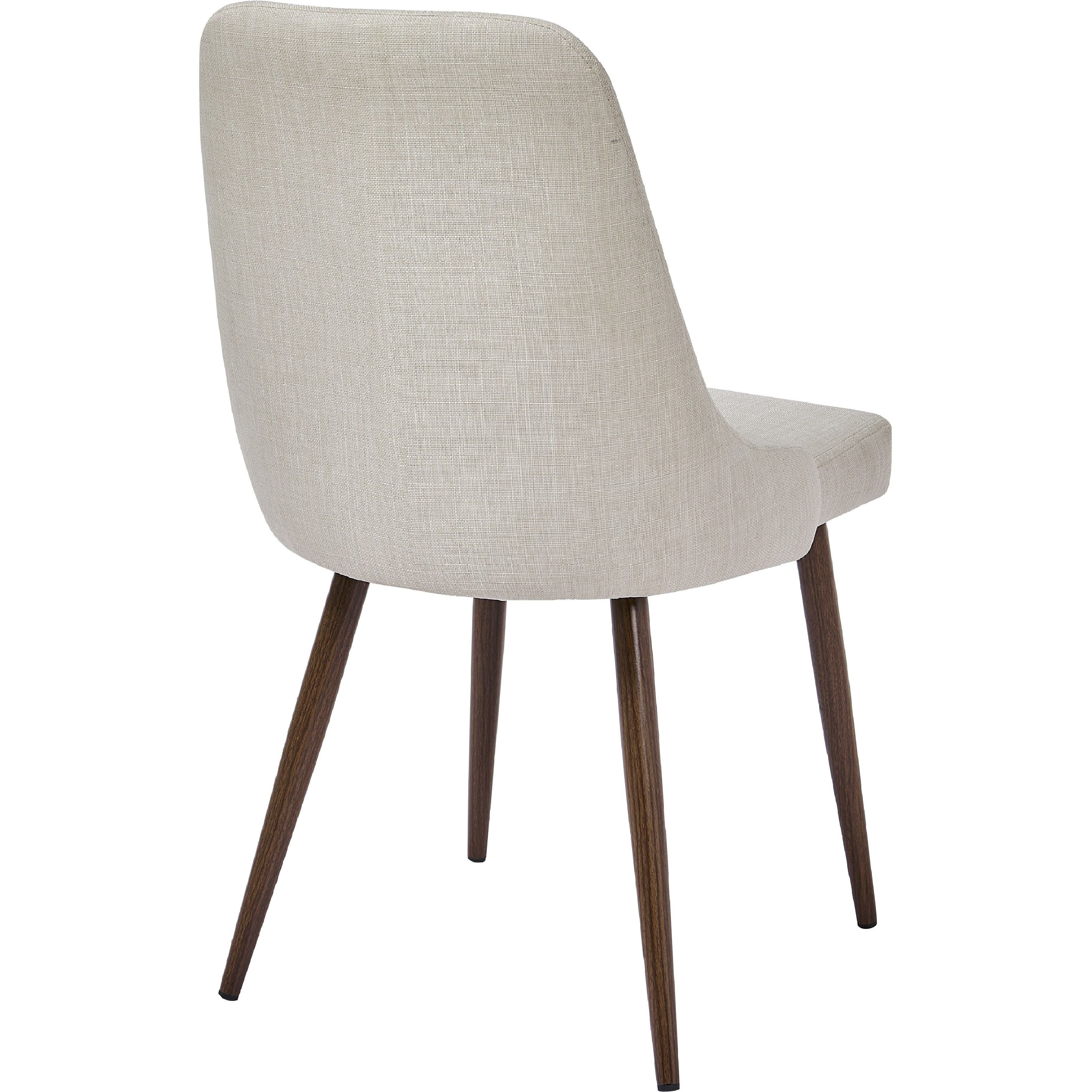 Oslo Modern Upholstery Side Dining Chair Set Of 2  Beige