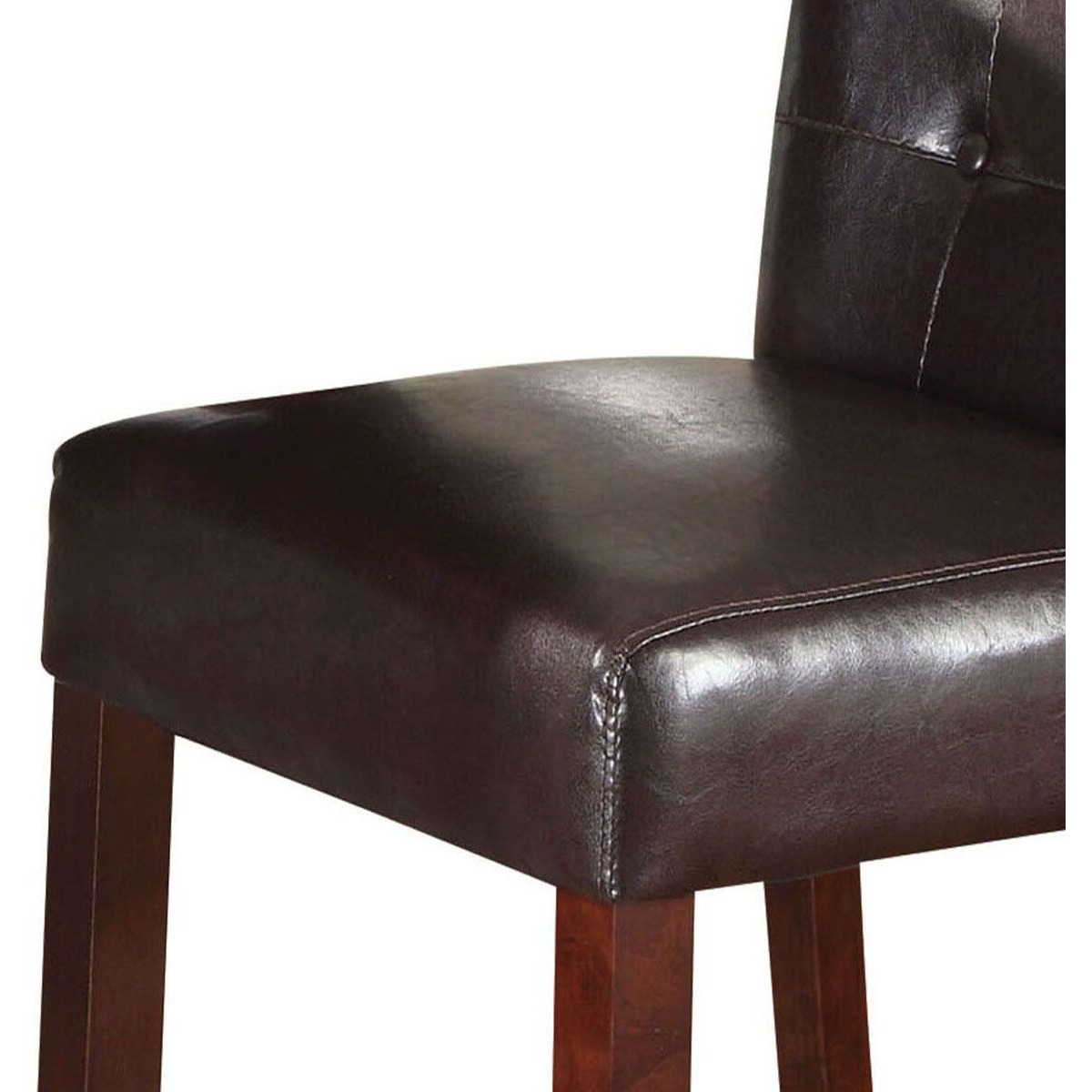 Espresso And Walnut Counter Height Stools (Set Of 2)
