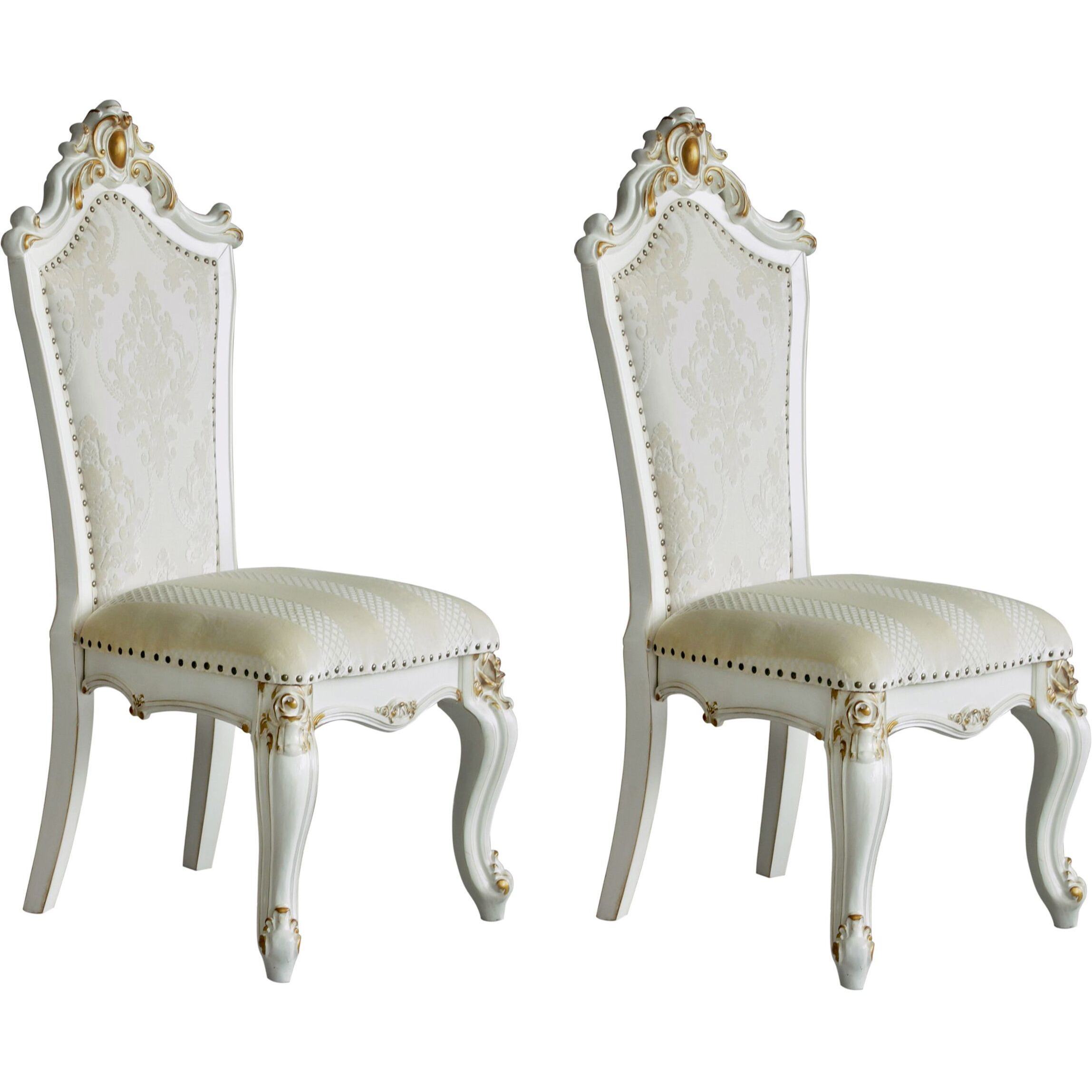 Butterscotch And Antique Pearl Side Chairs ( Set Of 2)