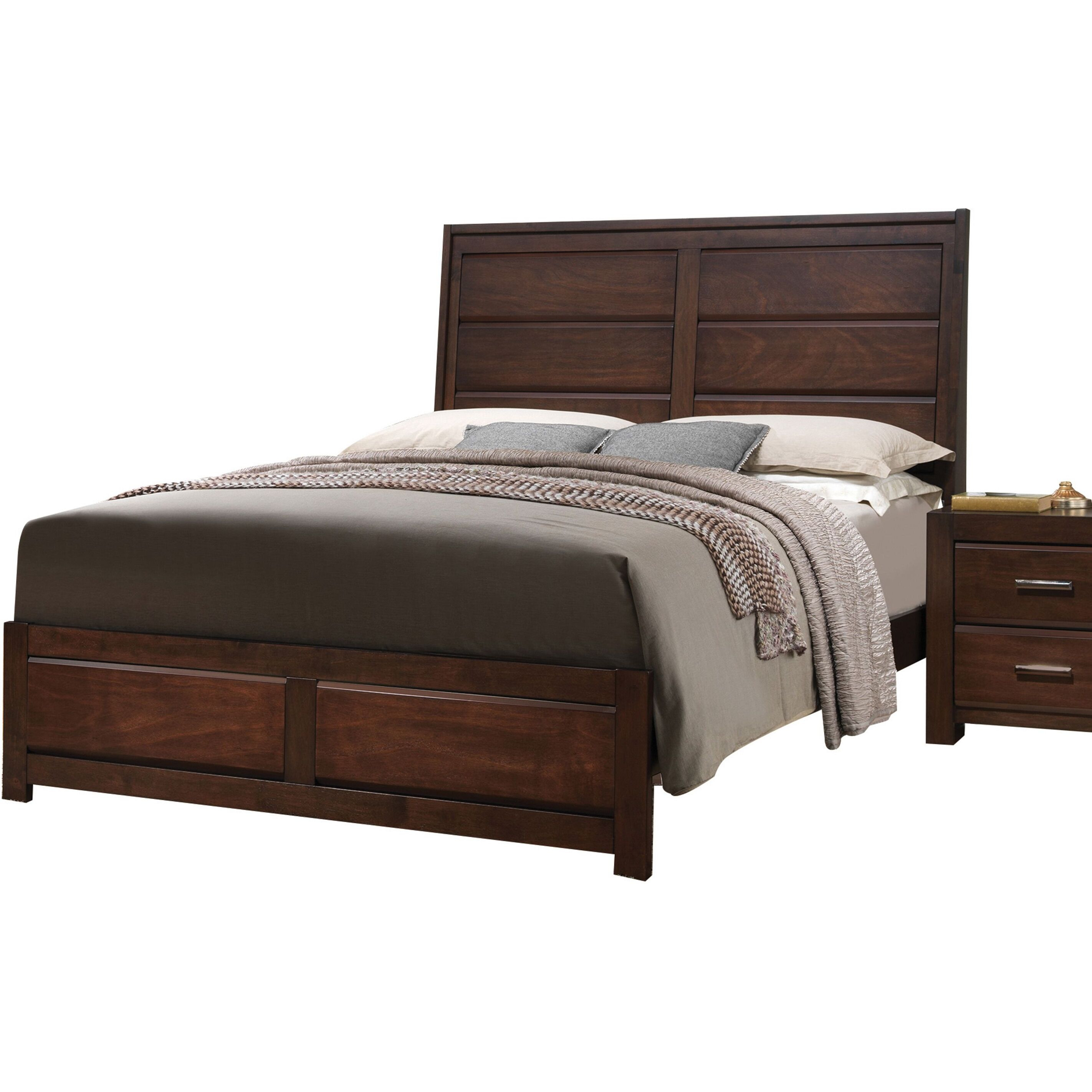 Walnut Queen Bed