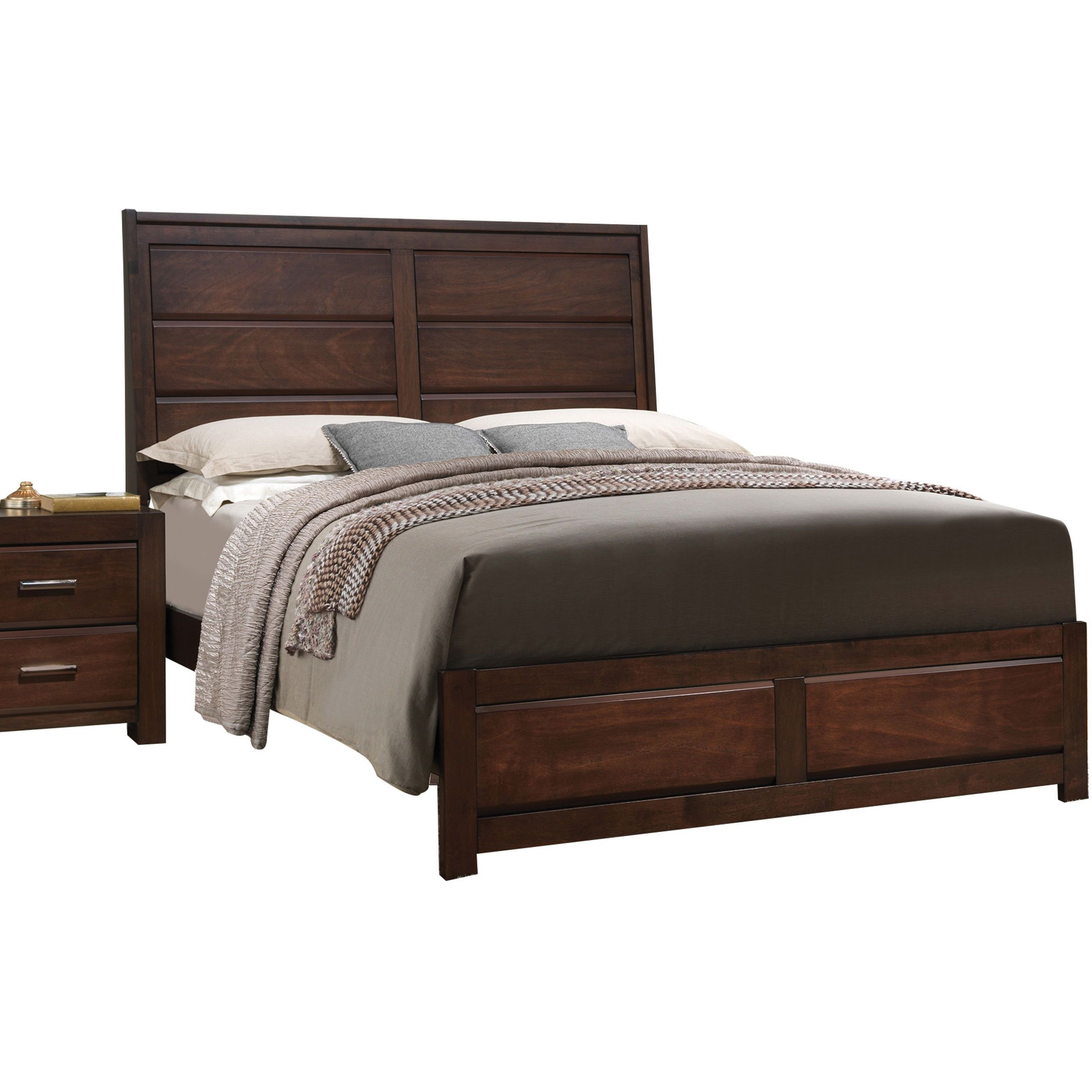 Walnut Queen Bed
