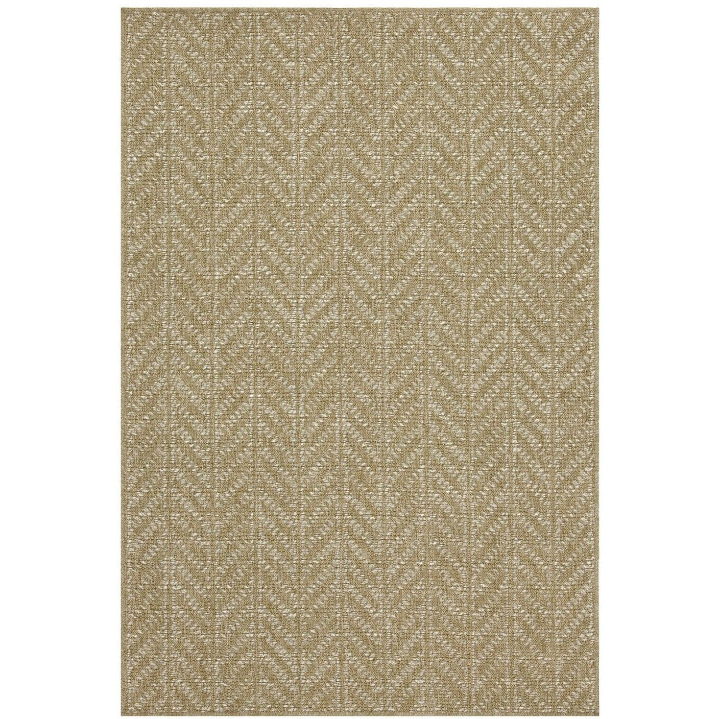 Earth Gc_Ntl1014 Jute/White 7 Ft. 10 In. X 10 Ft. 3 In. Indoor/Outdoor Area Rug