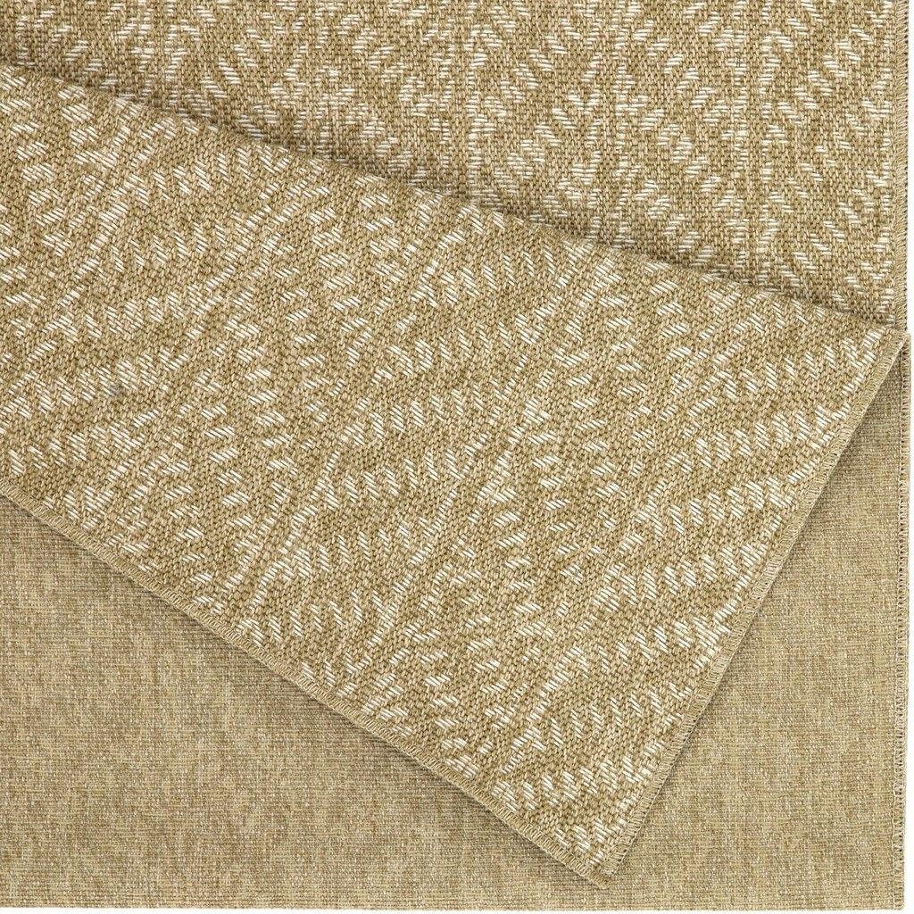Earth Gc_Ntl1014 Jute/White 7 Ft. 10 In. X 10 Ft. 3 In. Indoor/Outdoor Area Rug