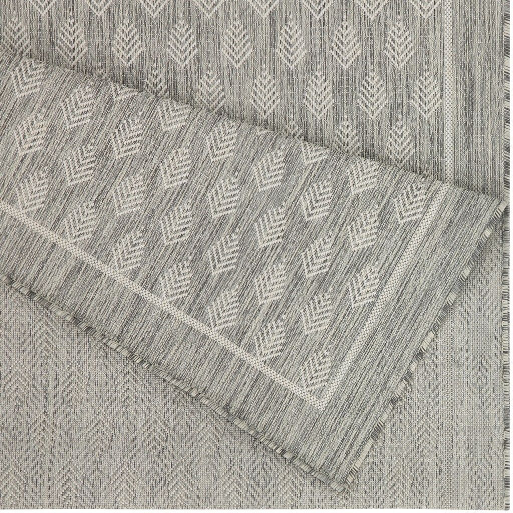 Sunshine Gc_Har2009 Silver 7 Ft. 10 In. X 10 Ft. 3 In. Indoor/Outdoor Area Rug