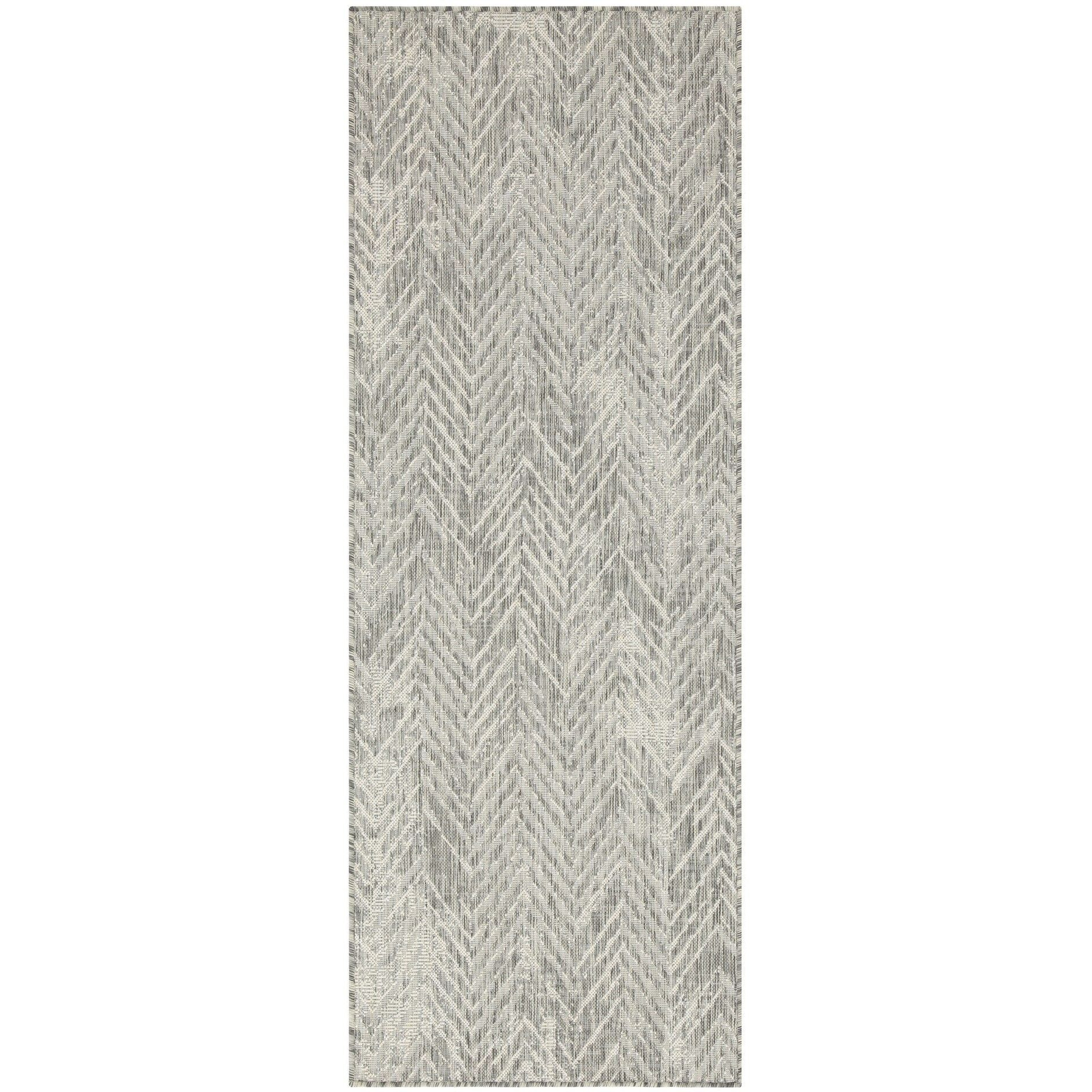 Sunshine Gc_Har2012 Silver 7 Ft. 10 In. X 10 Ft. 3 In. Indoor/Outdoor Area Rug
