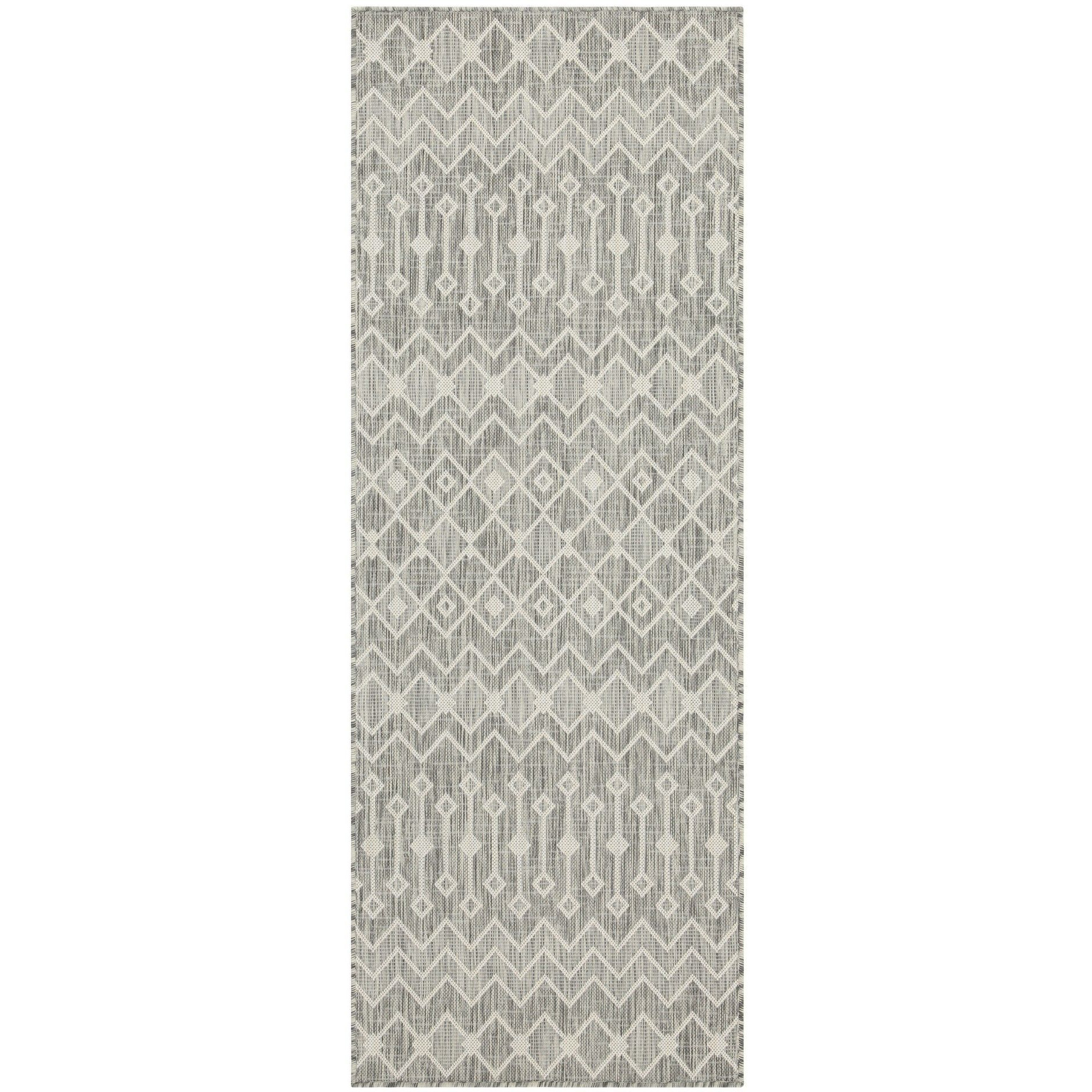 Sunshine Gc_Har2021 Silver 7 Ft. 10 In. X 10 Ft. 3 In. Indoor/Outdoor Area Rug