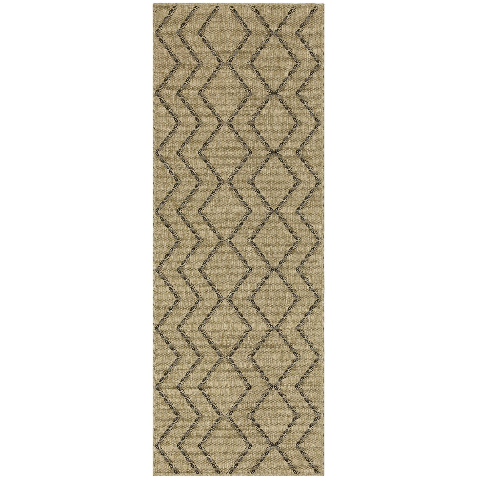 Earth Gc_Ntl1010 Jute/Black 7 Ft. 10 In. X 10 Ft. 3 In. Indoor/Outdoor Area Rug