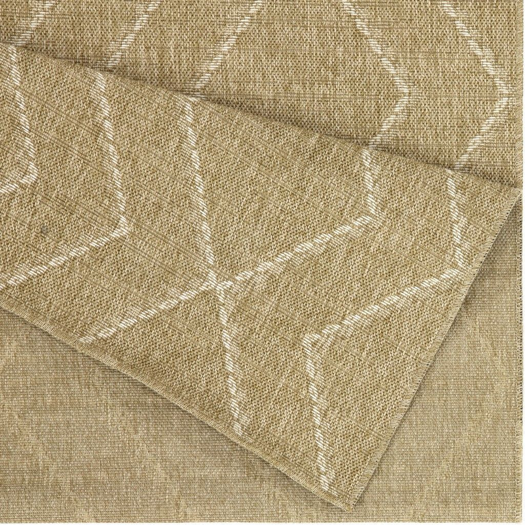 Earth Gc_Ntl1011 Jute/White 7 Ft. 10 In. X 10 Ft. 3 In. Indoor/Outdoor Area Rug