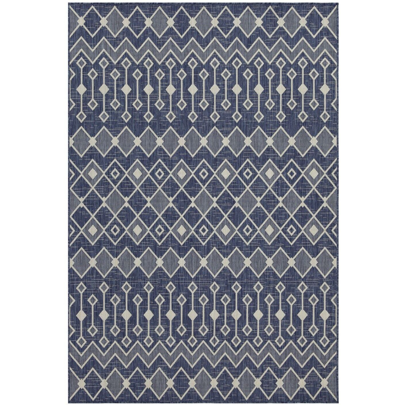 Sunshine Gc_Har2019 Blue 7 Ft. 10 In. X 10 Ft. 3 In. Indoor/Outdoor Area Rug