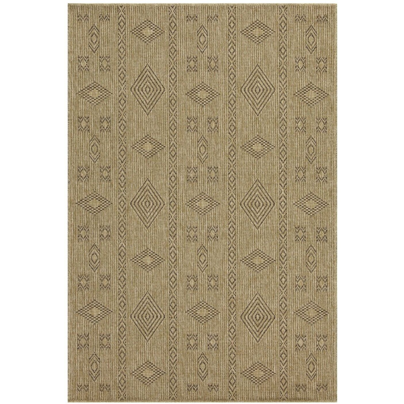 Earth Gc_Ntl1002 Jute/Mocha 7 Ft. 10 In. X 10 Ft. 3 In. Indoor/Outdoor Area Rug