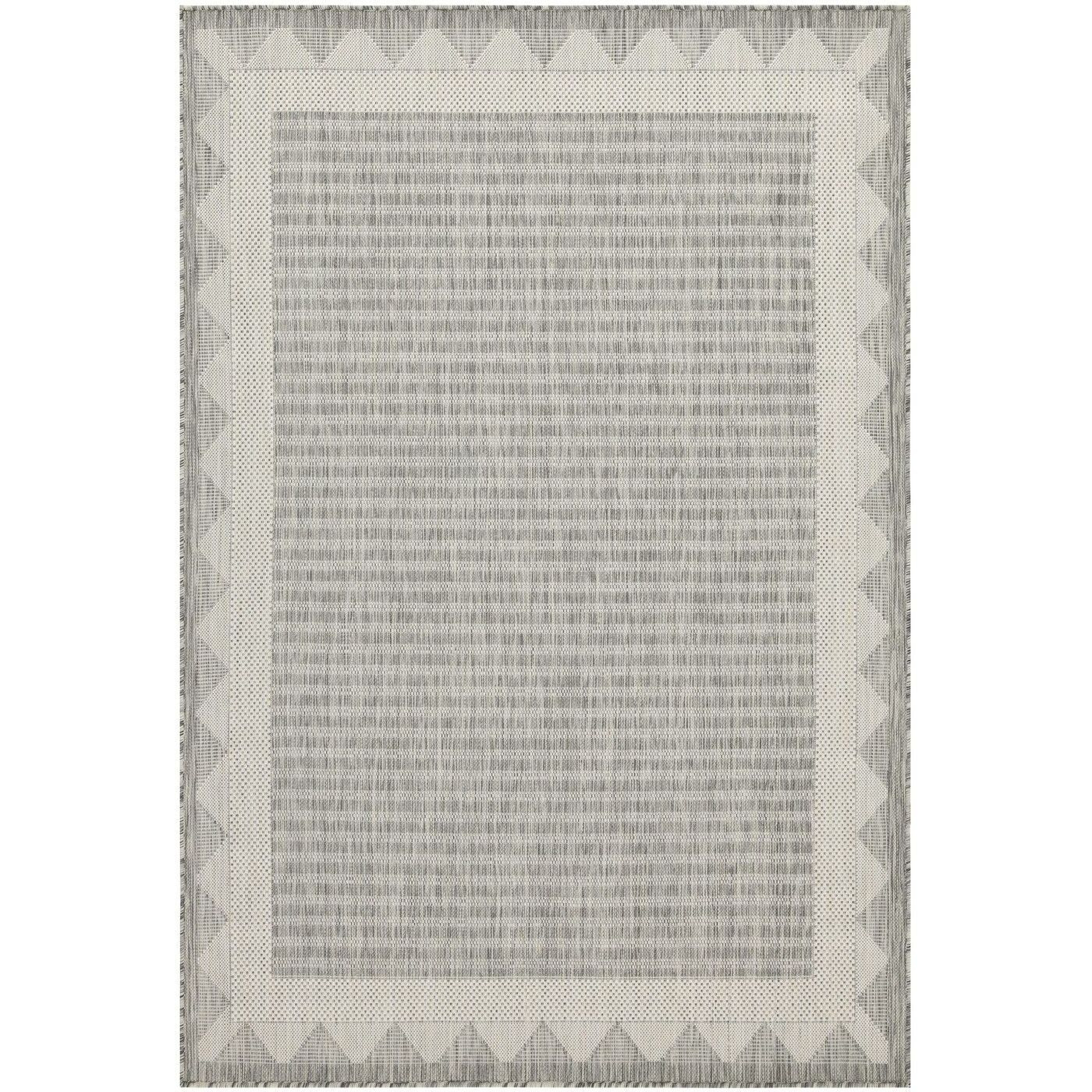 Sunshine Gc_Har2015 Silver 7 Ft. 10 In. X 10 Ft. 3 In. Indoor/Outdoor Area Rug