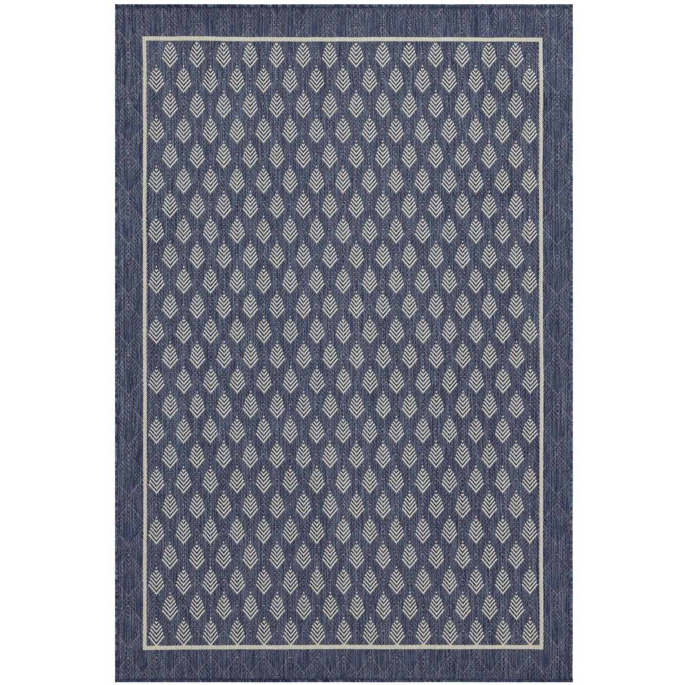 Sunshine Gc_Har2007 Blue 7 Ft. 10 In. X 10 Ft. 3 In. Indoor/Outdoor Area Rug