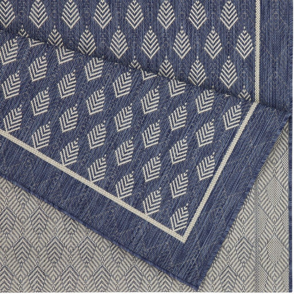 Sunshine Gc_Har2007 Blue 7 Ft. 10 In. X 10 Ft. 3 In. Indoor/Outdoor Area Rug