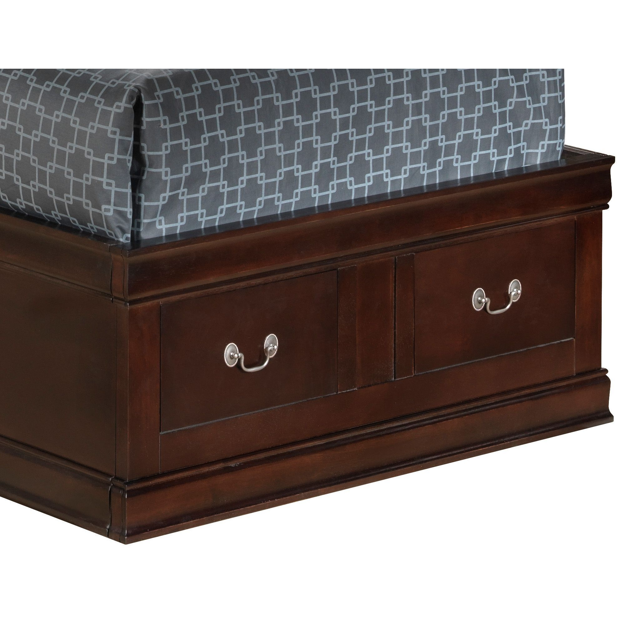 Glory Furniture Louis Phillipe G3125B-Tsb Twin Storage Bed   Cappuccino