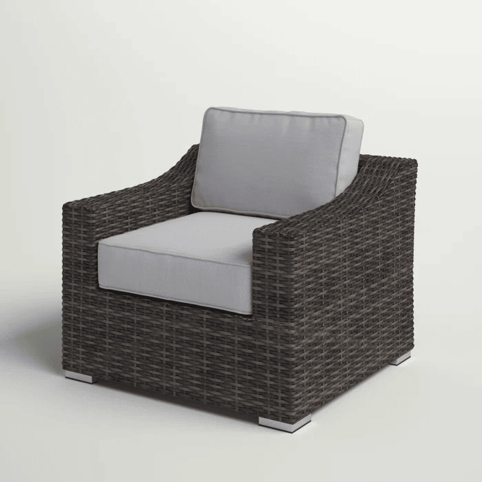 Fully Assembled Patio Chair With Cushion