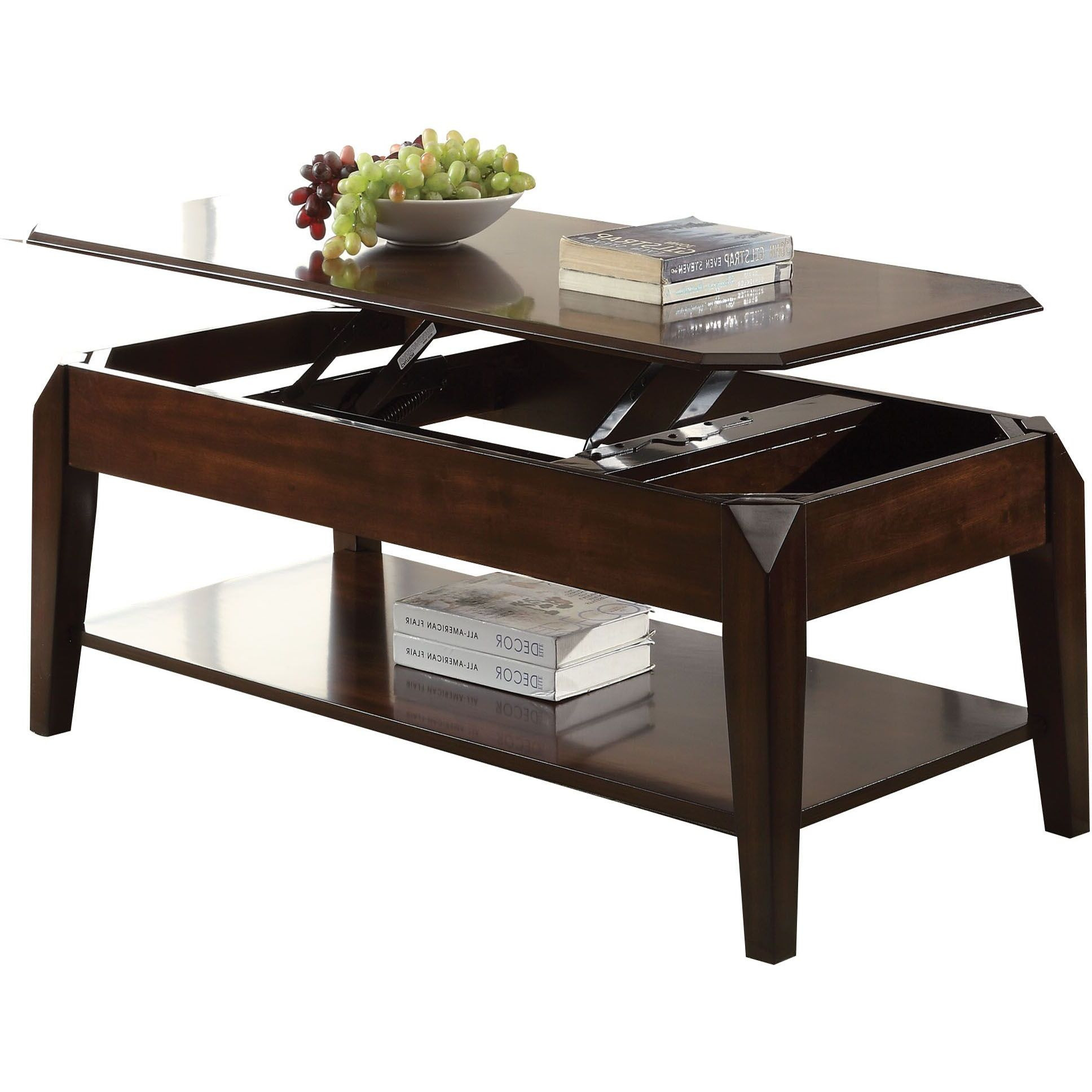 Walnut Coffee Table With Lift Top
