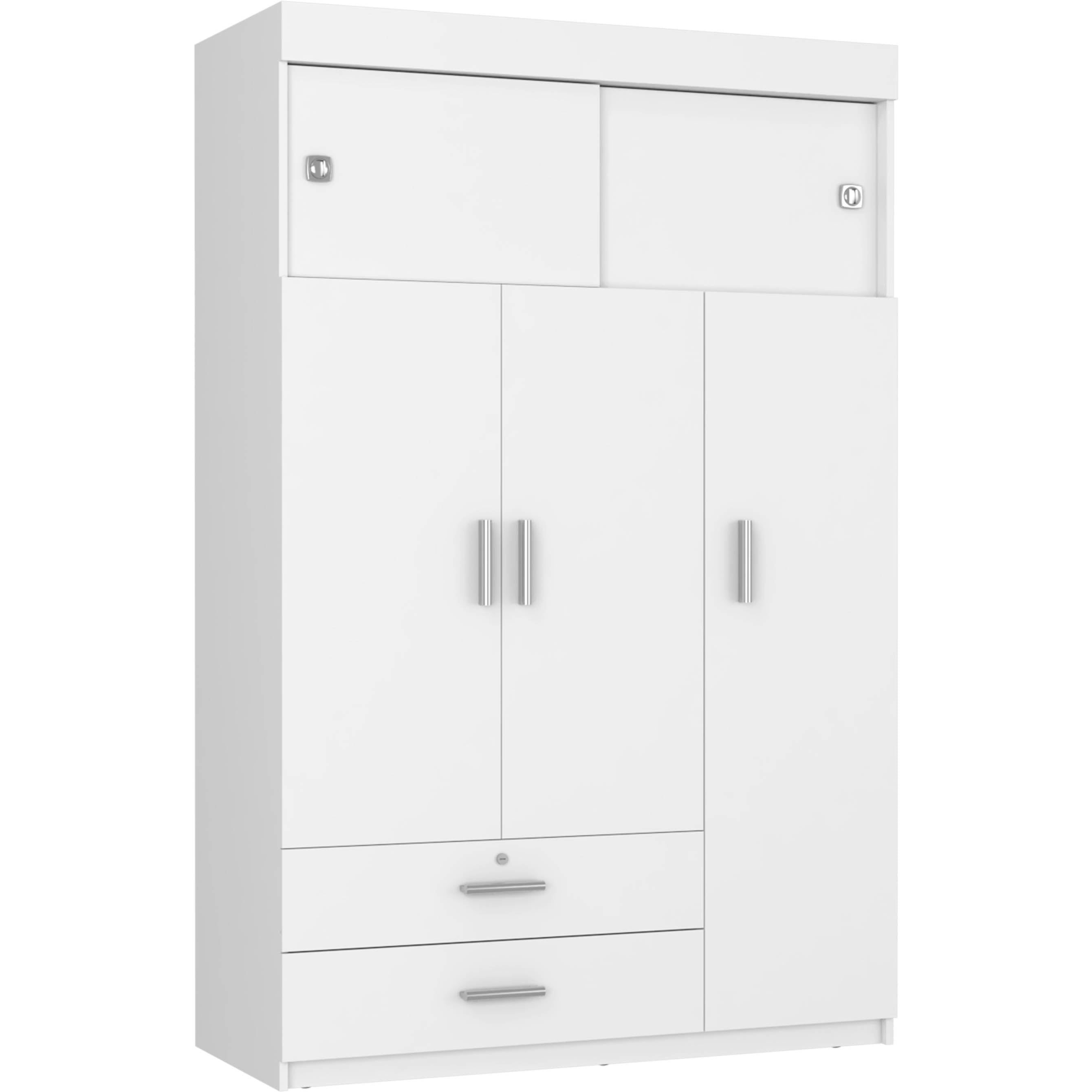 Omaha 2-Piece Armoire And Dresser  White