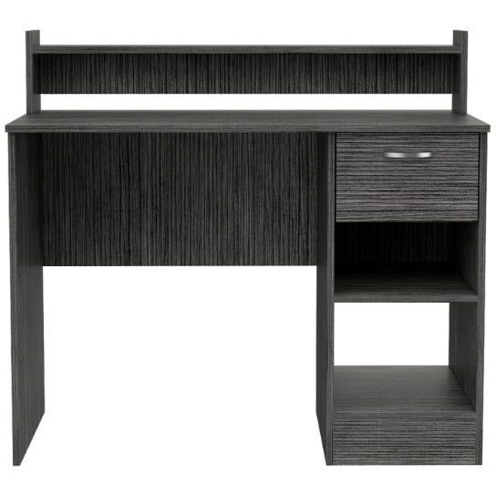 Portland 2-Shelf 1-Drawer Writing Desk Smokey Oak