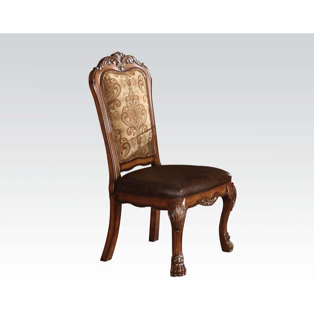 Vintage And Cherry Oak Side Chair With Claw Leg (Set Of 2)