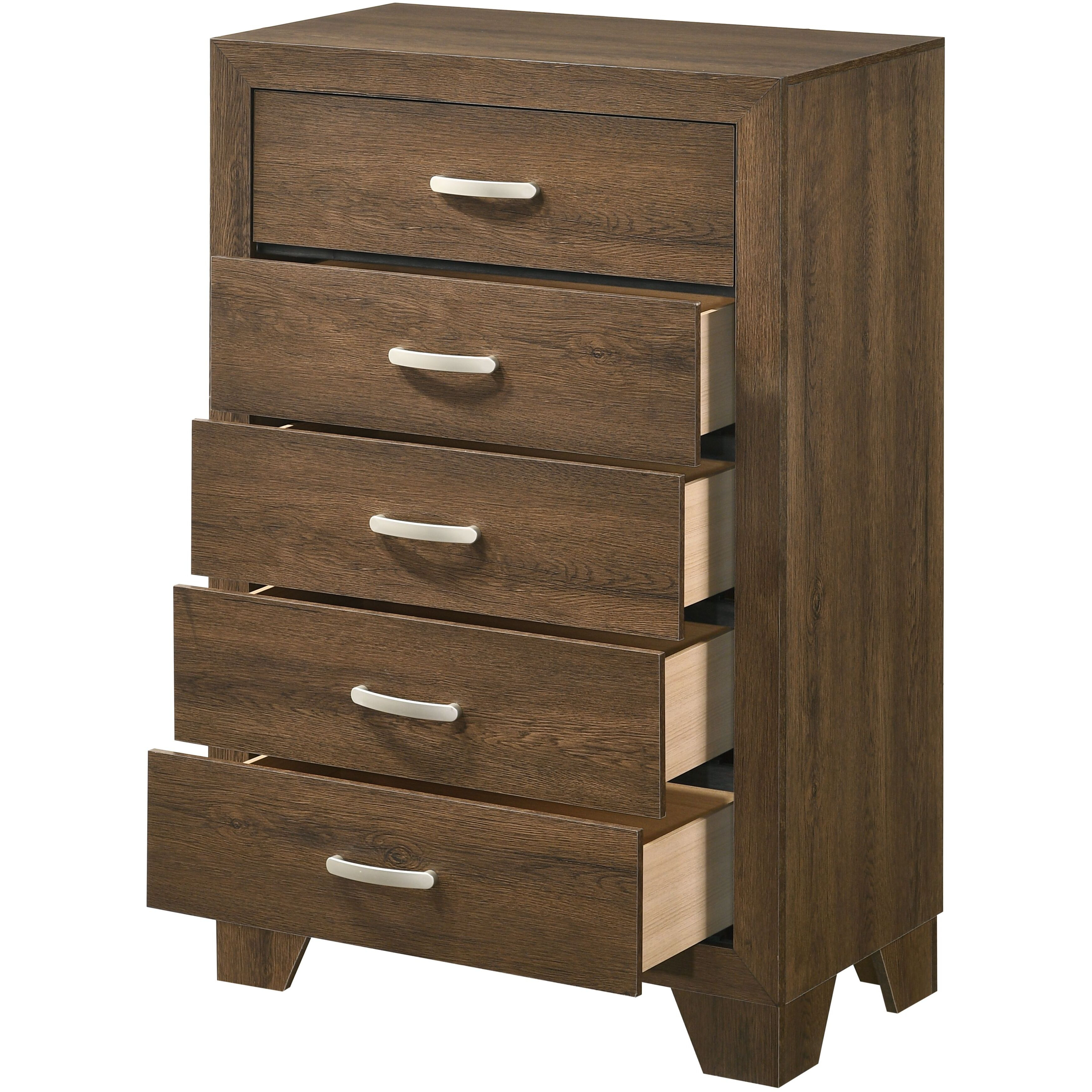 Oak 5-Drawer Chest