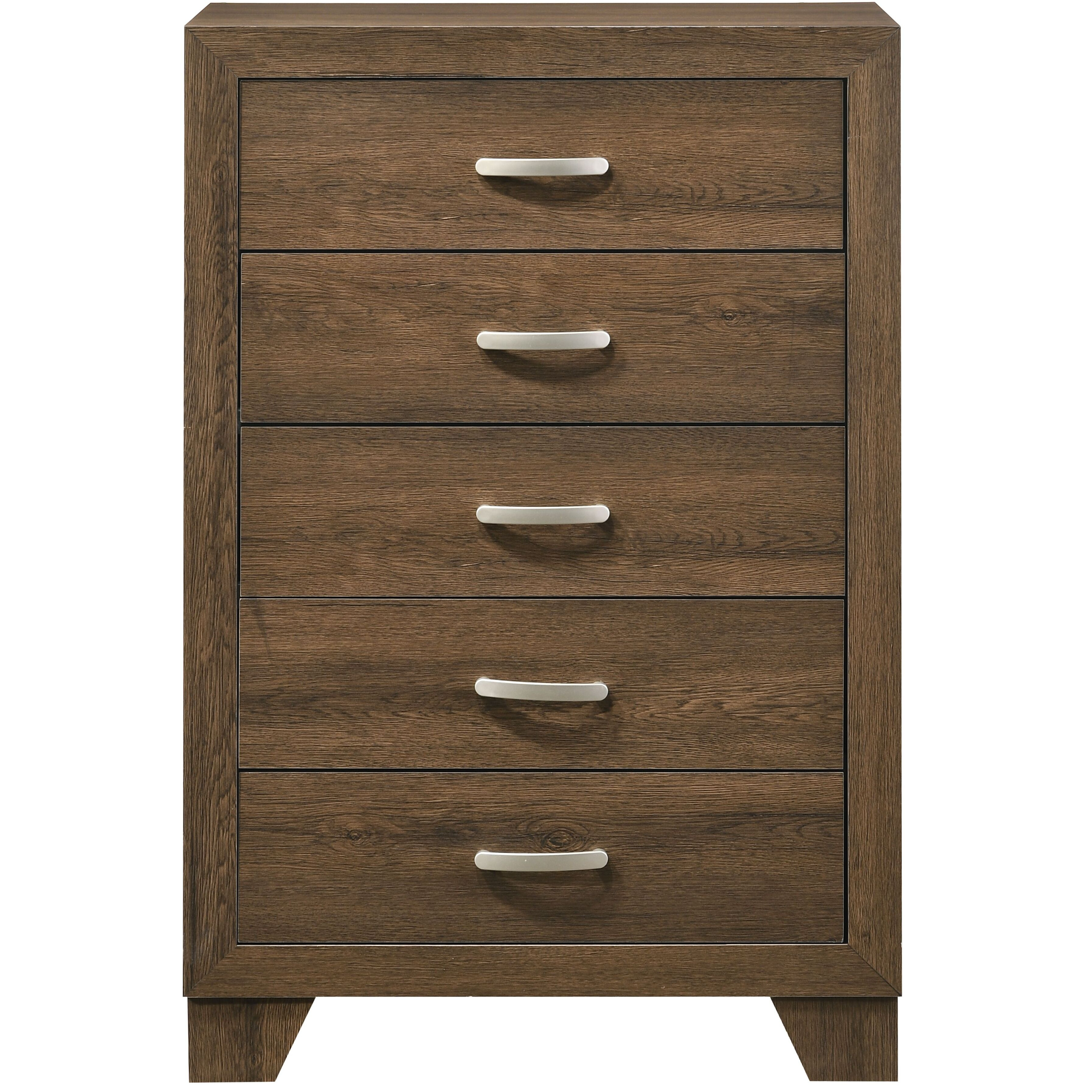 Oak 5-Drawer Chest