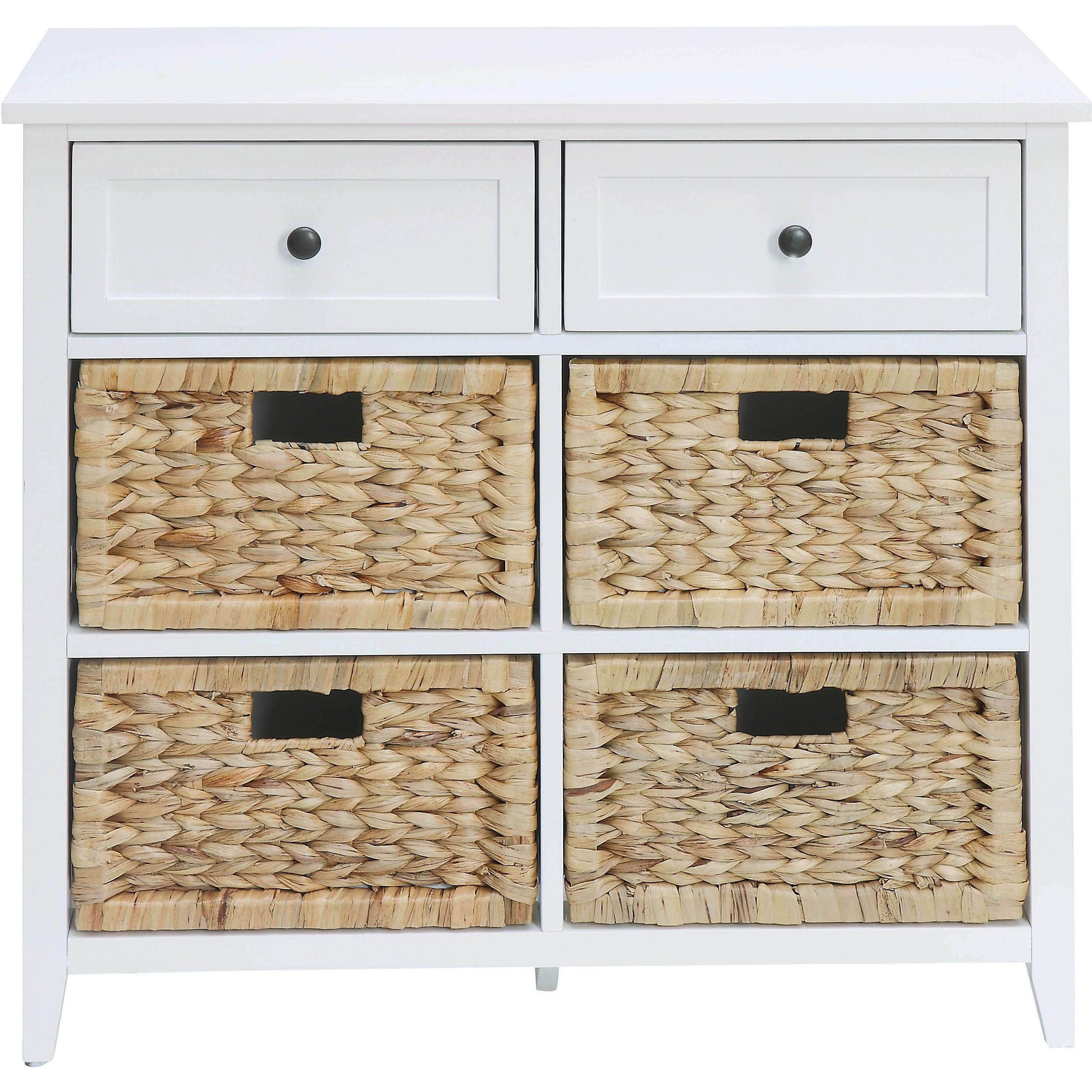 White 6-Drawer Console Cabinet